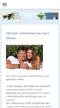 Mobile Screenshot of ganz-mensch.com