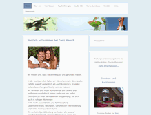 Tablet Screenshot of ganz-mensch.com